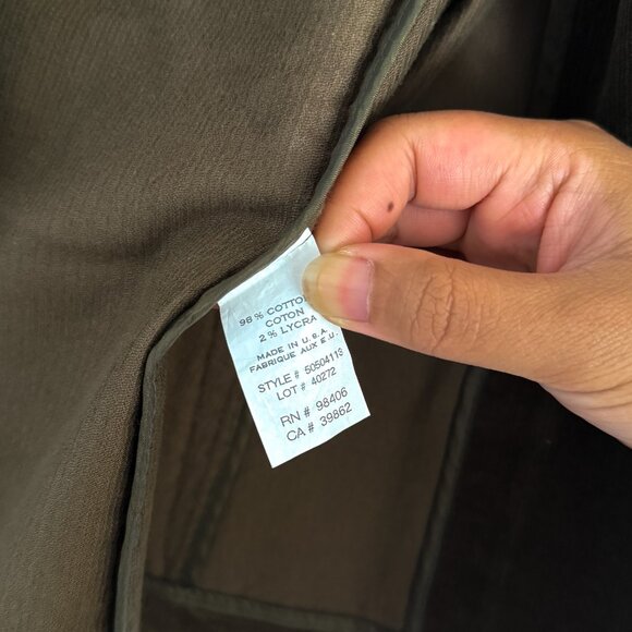 theory // brown corduroy suit blazer set with trousers / 2 - Picture 5 of 13